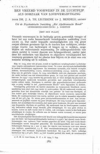 Eerste pagina van het artikel zoals het is gepubliceerd in het tijdschrift