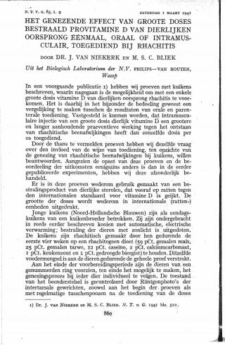 Eerste pagina van het artikel zoals het is gepubliceerd in het tijdschrift