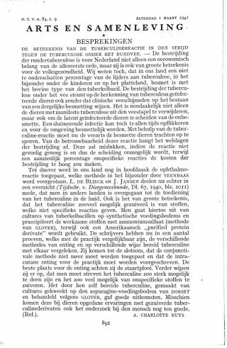 Eerste pagina van het artikel zoals het is gepubliceerd in het tijdschrift