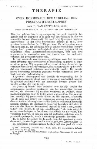 Eerste pagina van het artikel zoals het is gepubliceerd in het tijdschrift