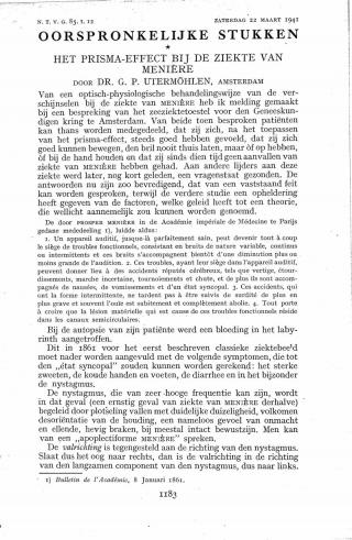 Eerste pagina van het artikel zoals het is gepubliceerd in het tijdschrift