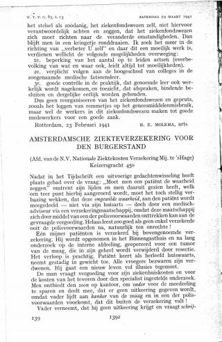 Eerste pagina van het artikel zoals het is gepubliceerd in het tijdschrift