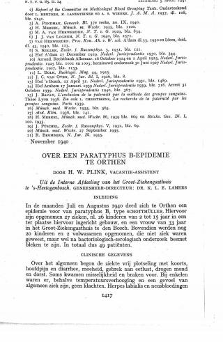 Eerste pagina van het artikel zoals het is gepubliceerd in het tijdschrift