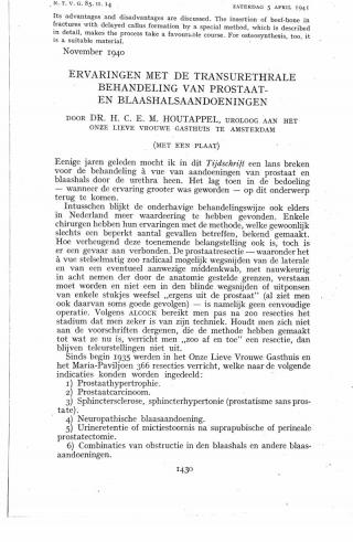 Eerste pagina van het artikel zoals het is gepubliceerd in het tijdschrift