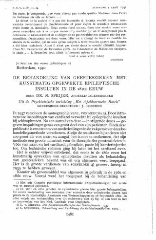 Eerste pagina van het artikel zoals het is gepubliceerd in het tijdschrift