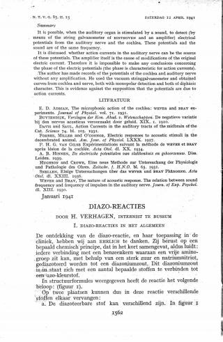 Eerste pagina van het artikel zoals het is gepubliceerd in het tijdschrift