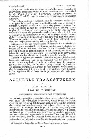 Eerste pagina van het artikel zoals het is gepubliceerd in het tijdschrift