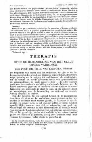 Eerste pagina van het artikel zoals het is gepubliceerd in het tijdschrift