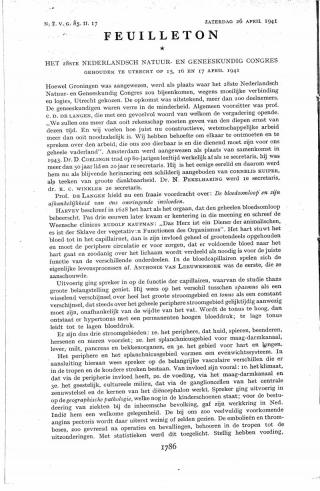 Eerste pagina van het artikel zoals het is gepubliceerd in het tijdschrift