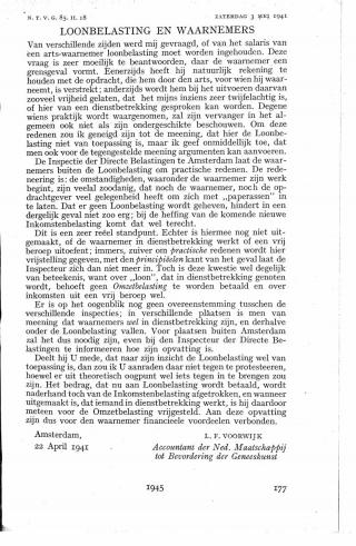 Eerste pagina van het artikel zoals het is gepubliceerd in het tijdschrift