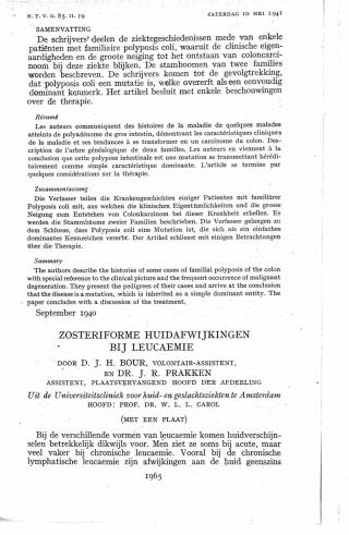 Eerste pagina van het artikel zoals het is gepubliceerd in het tijdschrift