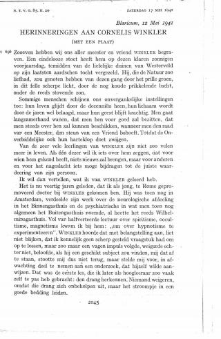 Eerste pagina van het artikel zoals het is gepubliceerd in het tijdschrift