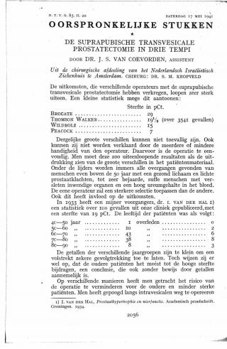 Eerste pagina van het artikel zoals het is gepubliceerd in het tijdschrift