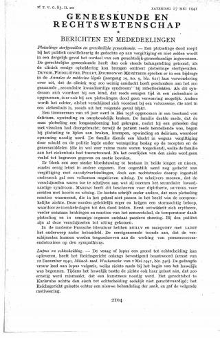 Eerste pagina van het artikel zoals het is gepubliceerd in het tijdschrift