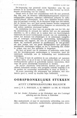 Eerste pagina van het artikel zoals het is gepubliceerd in het tijdschrift