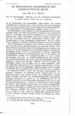 Eerste pagina van het artikel zoals het is gepubliceerd in het tijdschrift