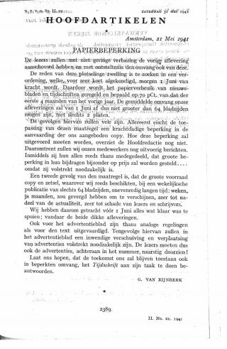 Eerste pagina van het artikel zoals het is gepubliceerd in het tijdschrift