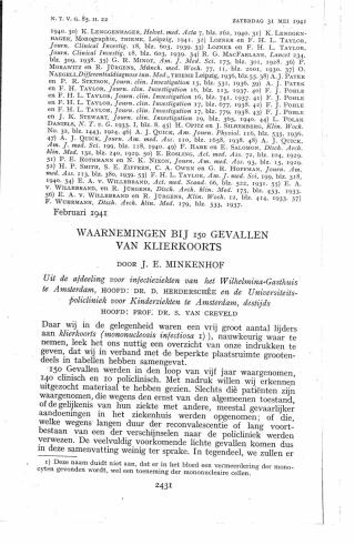 Eerste pagina van het artikel zoals het is gepubliceerd in het tijdschrift