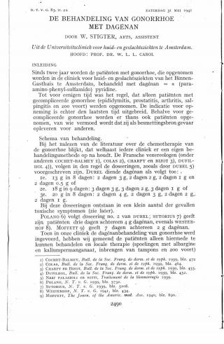 Eerste pagina van het artikel zoals het is gepubliceerd in het tijdschrift