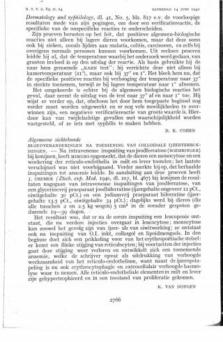 Eerste pagina van het artikel zoals het is gepubliceerd in het tijdschrift