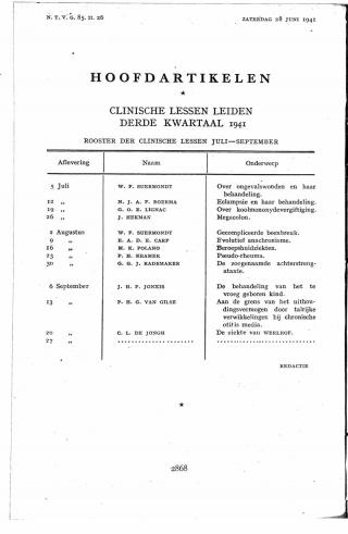 Eerste pagina van het artikel zoals het is gepubliceerd in het tijdschrift