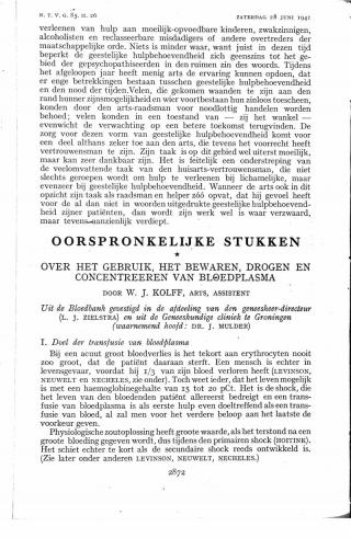 Eerste pagina van het artikel zoals het is gepubliceerd in het tijdschrift