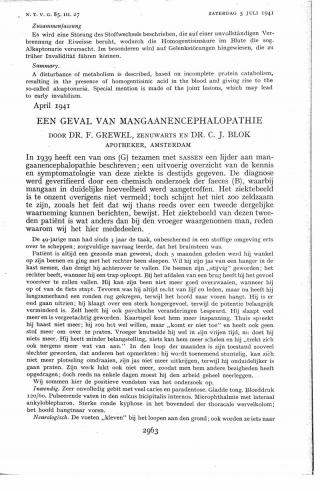 Eerste pagina van het artikel zoals het is gepubliceerd in het tijdschrift