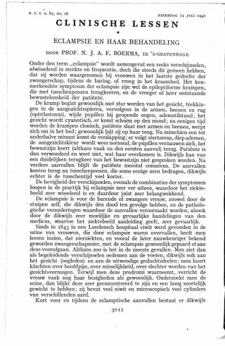 Eerste pagina van het artikel zoals het is gepubliceerd in het tijdschrift