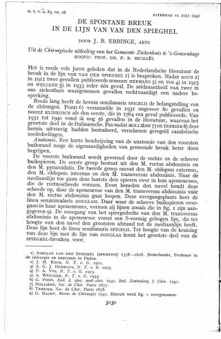 Eerste pagina van het artikel zoals het is gepubliceerd in het tijdschrift