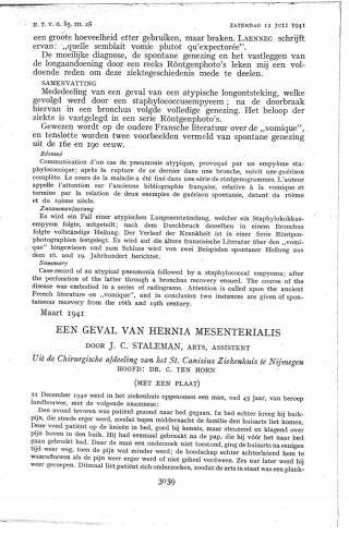 Eerste pagina van het artikel zoals het is gepubliceerd in het tijdschrift