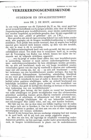 Eerste pagina van het artikel zoals het is gepubliceerd in het tijdschrift