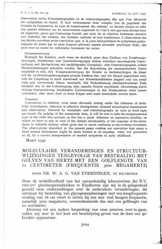 Eerste pagina van het artikel zoals het is gepubliceerd in het tijdschrift