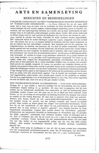 Eerste pagina van het artikel zoals het is gepubliceerd in het tijdschrift