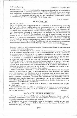 Eerste pagina van het artikel zoals het is gepubliceerd in het tijdschrift