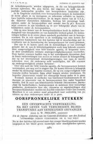 Eerste pagina van het artikel zoals het is gepubliceerd in het tijdschrift