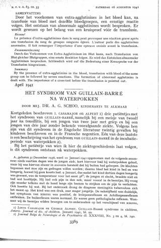 Eerste pagina van het artikel zoals het is gepubliceerd in het tijdschrift