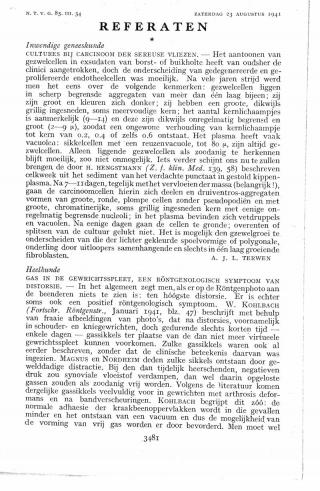 Eerste pagina van het artikel zoals het is gepubliceerd in het tijdschrift