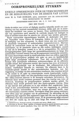 Eerste pagina van het artikel zoals het is gepubliceerd in het tijdschrift