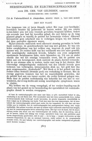 Eerste pagina van het artikel zoals het is gepubliceerd in het tijdschrift