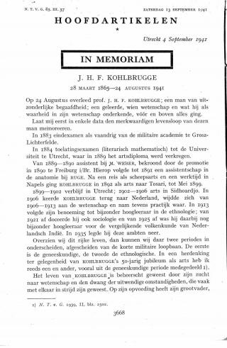 Eerste pagina van het artikel zoals het is gepubliceerd in het tijdschrift