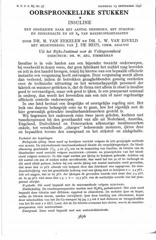 Eerste pagina van het artikel zoals het is gepubliceerd in het tijdschrift