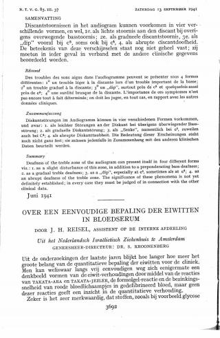 Eerste pagina van het artikel zoals het is gepubliceerd in het tijdschrift