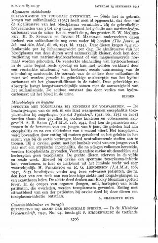 Eerste pagina van het artikel zoals het is gepubliceerd in het tijdschrift