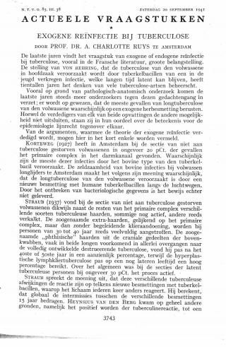 Eerste pagina van het artikel zoals het is gepubliceerd in het tijdschrift