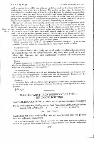 Eerste pagina van het artikel zoals het is gepubliceerd in het tijdschrift