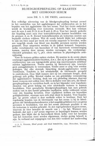 Eerste pagina van het artikel zoals het is gepubliceerd in het tijdschrift