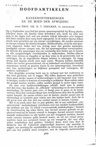 Eerste pagina van het artikel zoals het is gepubliceerd in het tijdschrift