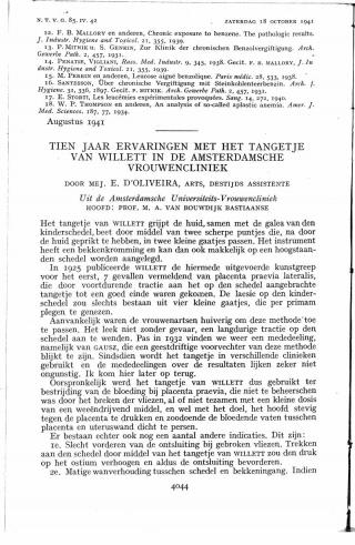 Eerste pagina van het artikel zoals het is gepubliceerd in het tijdschrift