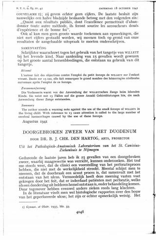 Eerste pagina van het artikel zoals het is gepubliceerd in het tijdschrift