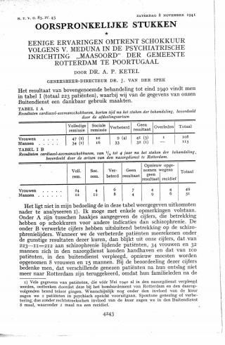 Eerste pagina van het artikel zoals het is gepubliceerd in het tijdschrift